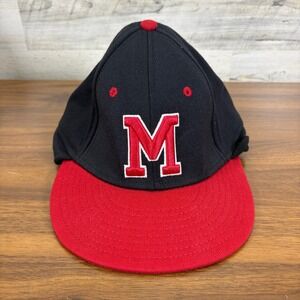 Vintage Ole Miss Rebels Winter‎ Baseball Cap. The Game Pro A-Flex Size Large